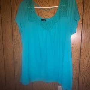 Torrid green shirt